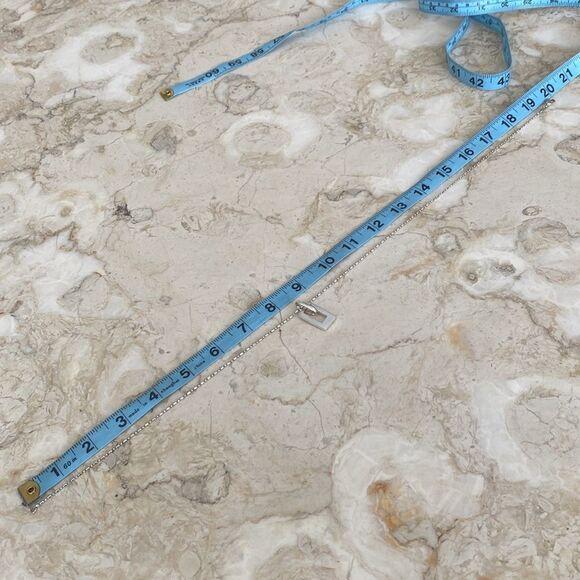 Gucci “G” 925 Sterling Silver Pendant & 20” Sterling Silver Chain - Picture 9 of 10